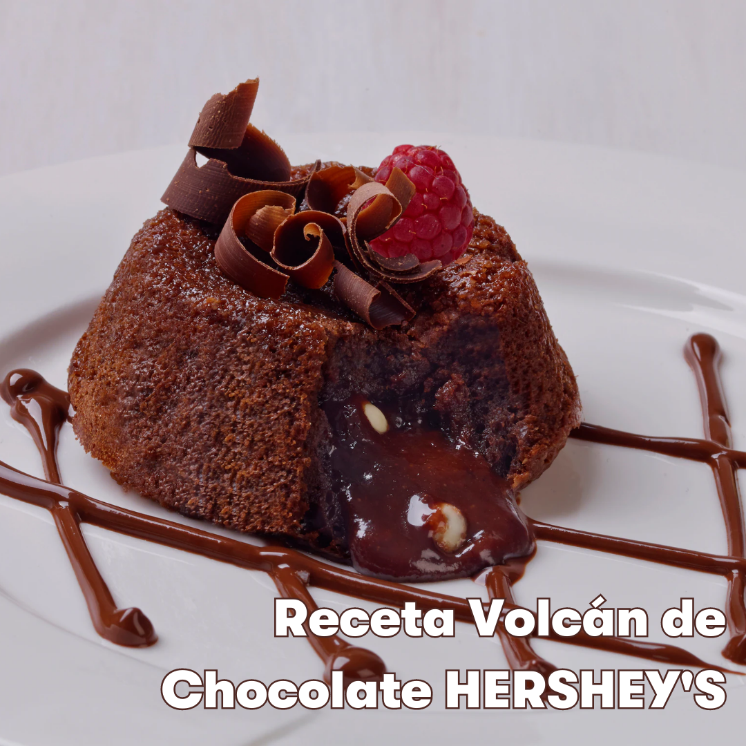 RECETA.- VOLCAN DE CHOCOLATE HERSHEYS