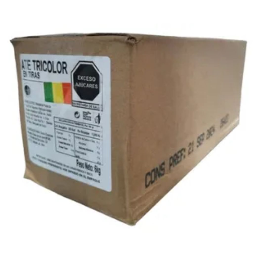 Caja Ate Tricolor 6kg (2kg Rojo, 2Kg Verde, 2kg Amarillo)