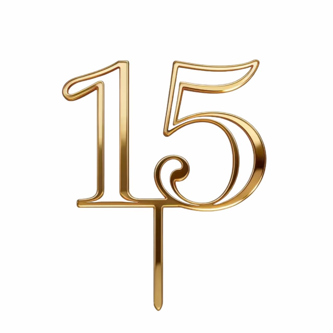 Cake Topper 15 Años