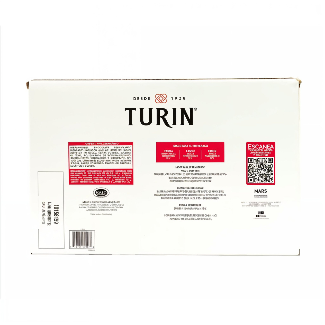 Chocolate Semi-Amargo Turin, Marqueta 6 kg.