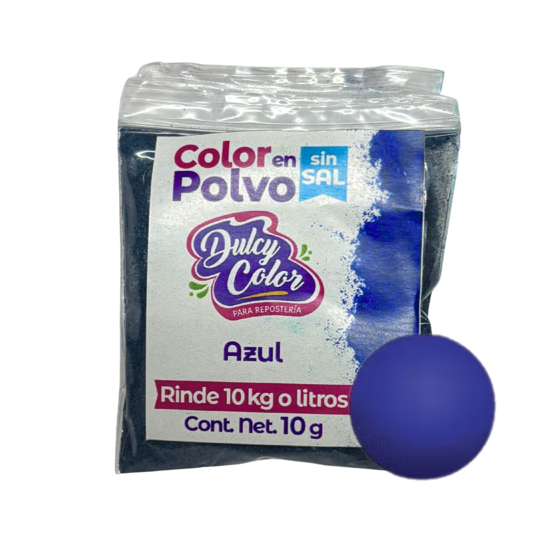 Color En Polvo 10gr S/ Sal Azul