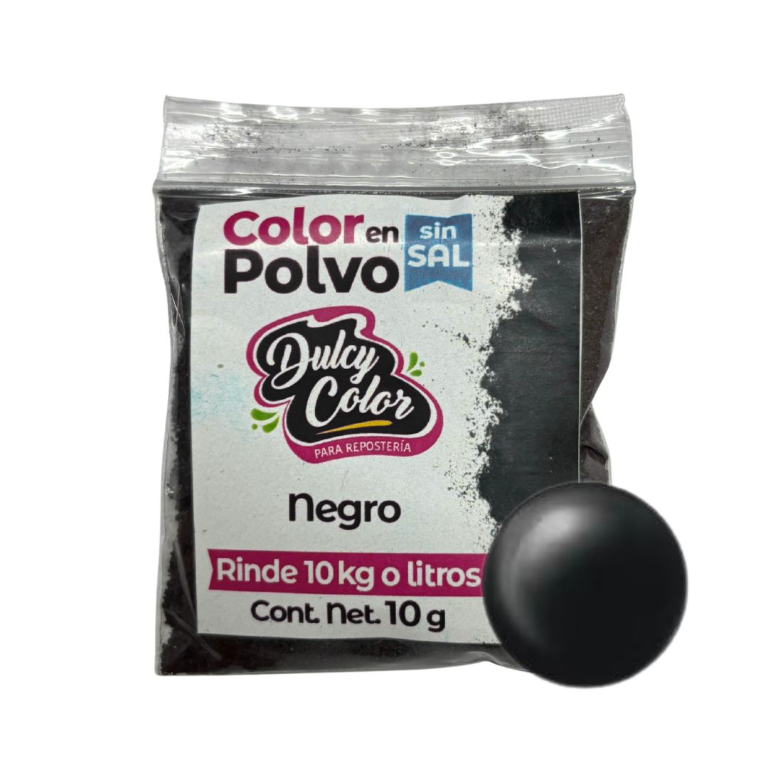 Color En Polvo 10gr S/ Sal Negro