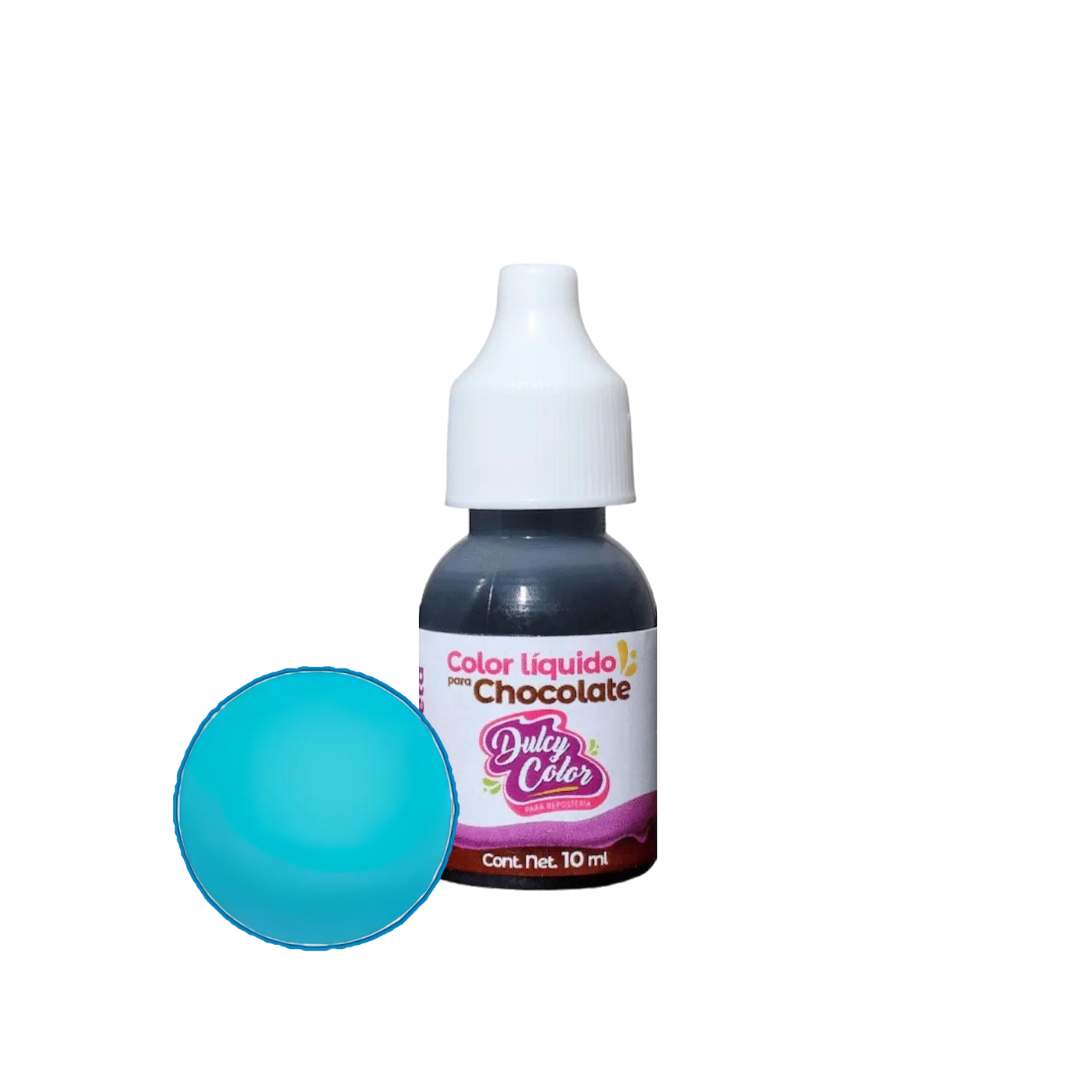 Color Liquido Para Chocolate Gotero 10 Ml Menta