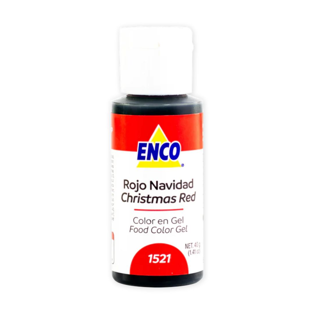 Colorante Enco Rojo Navidad Bote 40Ml