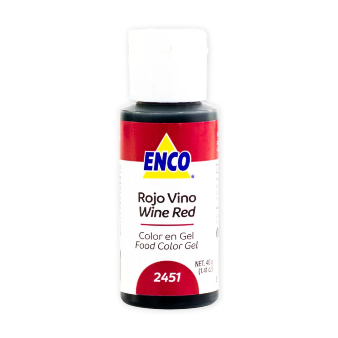 Colorante Enco Rojo Vino Bote 40Ml