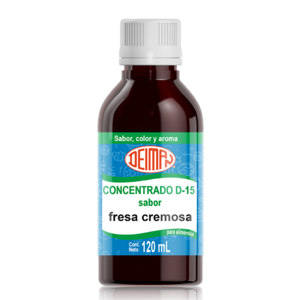 Concentrado Fresa Cremosa Deiman D-15 120Ml