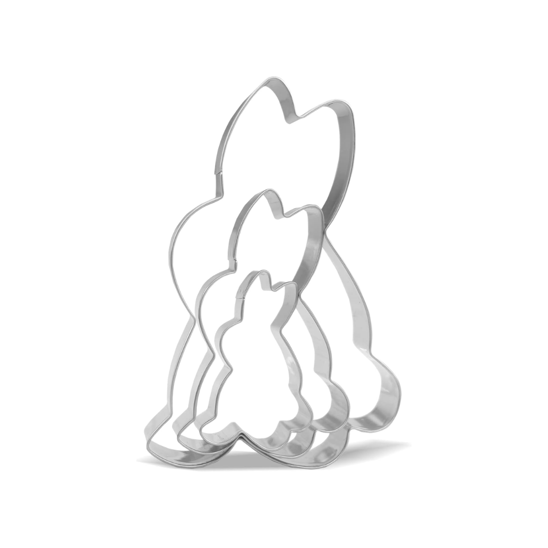 Cortador Conejo AINOX 3 Piezas (4.5x7,8cm)