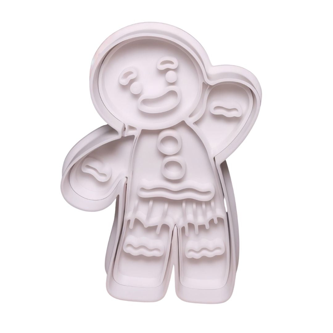 Cortador/Marcador Galleta de Jengibre Saludando