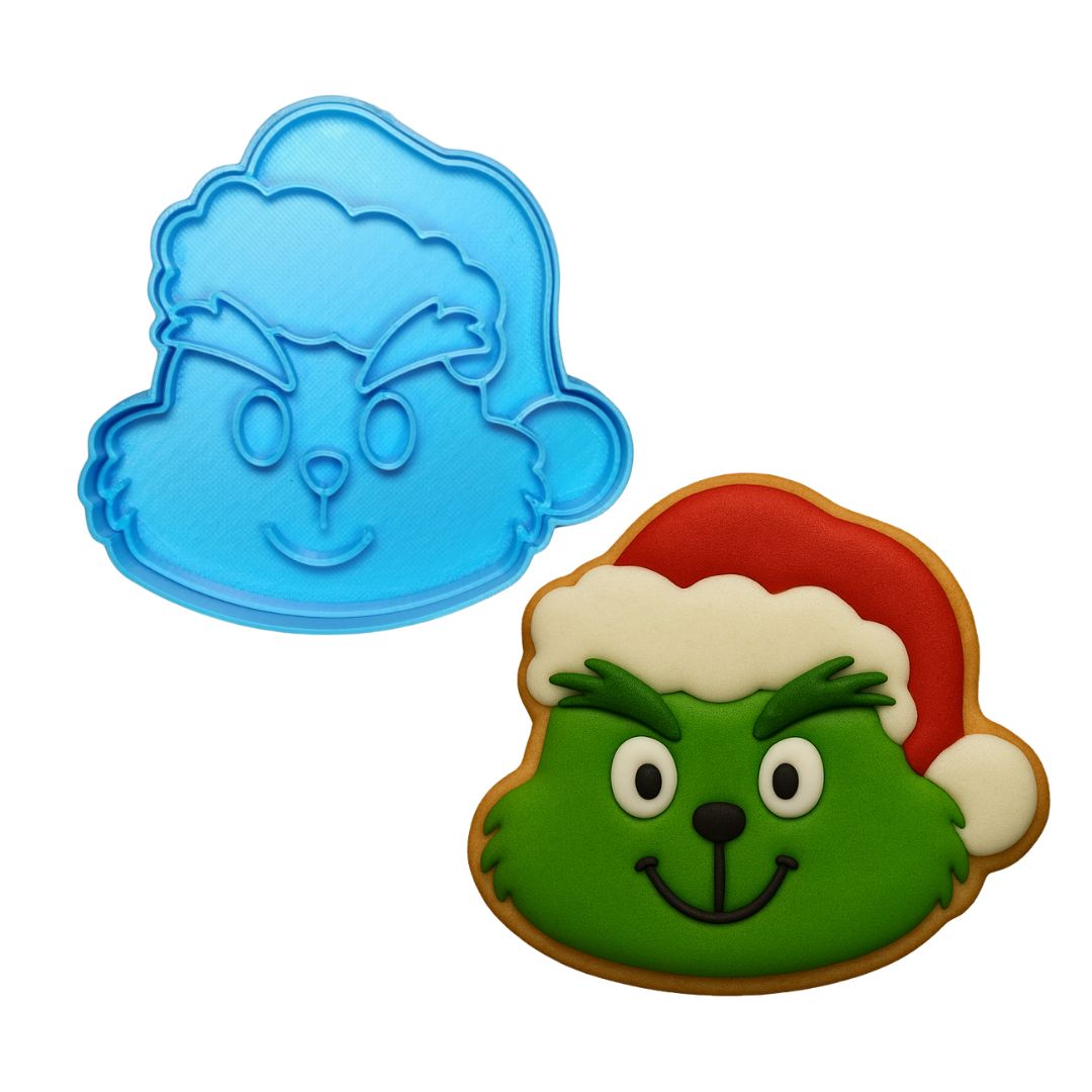 Cortador/Marcador Cara de Grinch