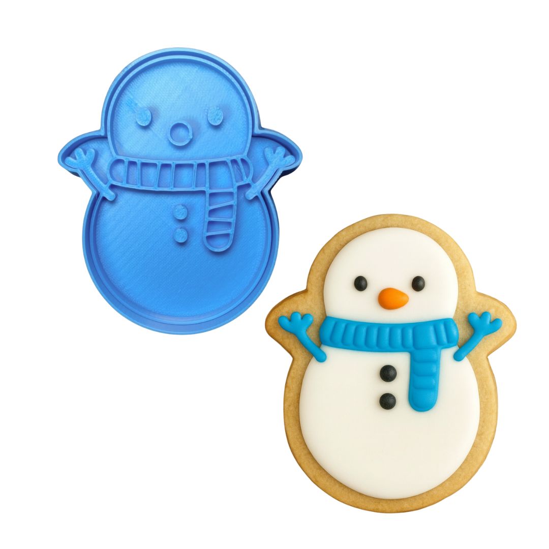 Cortador/Marcador Muñeco De Nieve