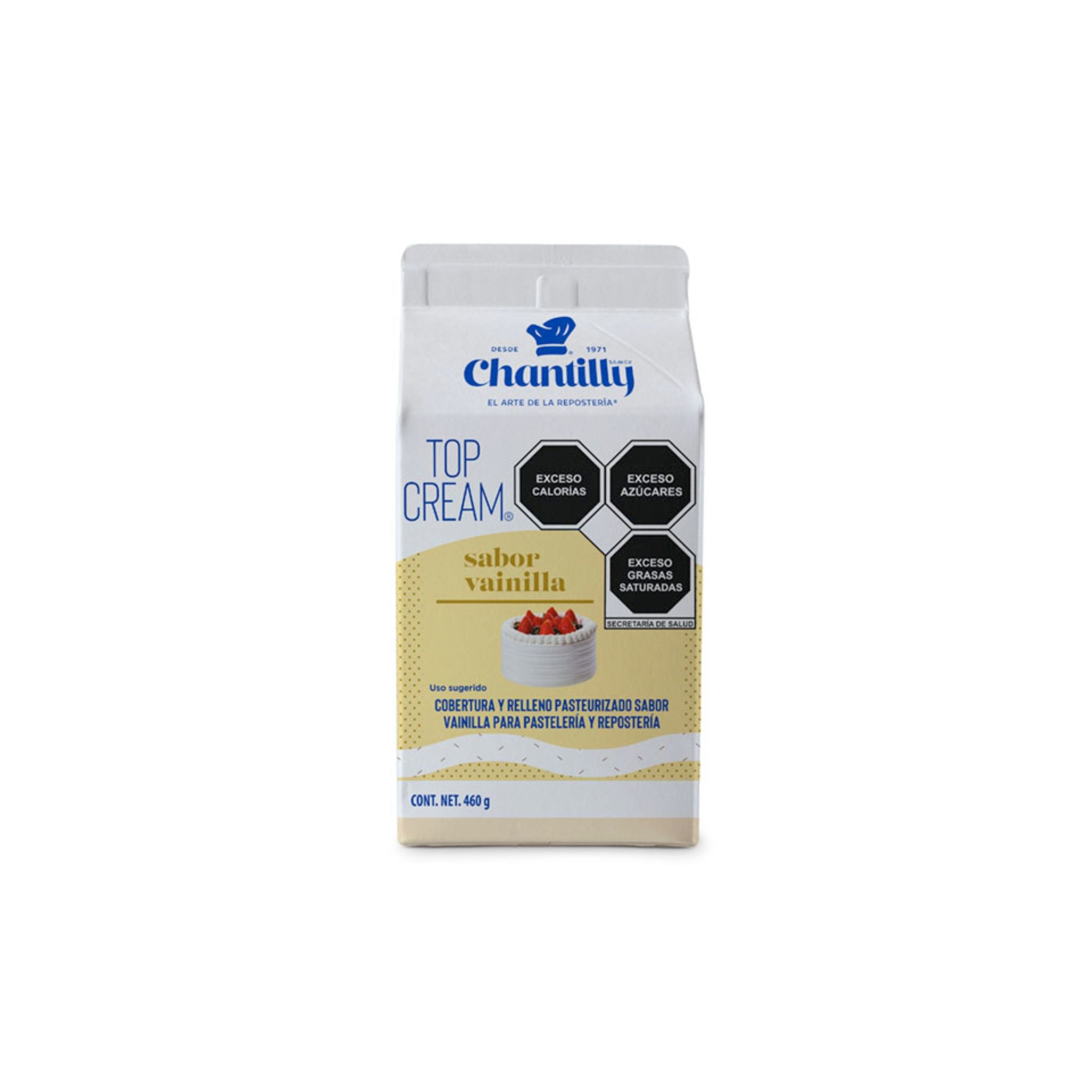 Top Cream Sabor Vainilla 460Gr