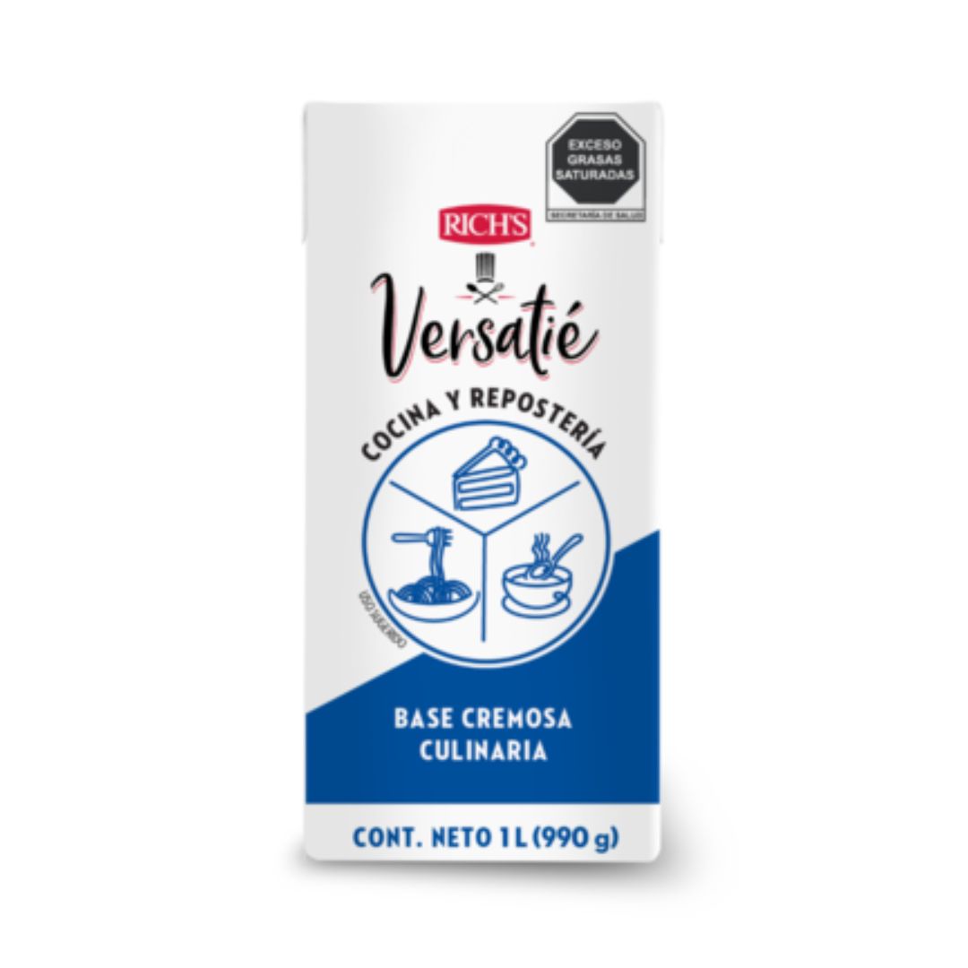 Crema Versatié Vegetal Base Rich's Azul 1 lt