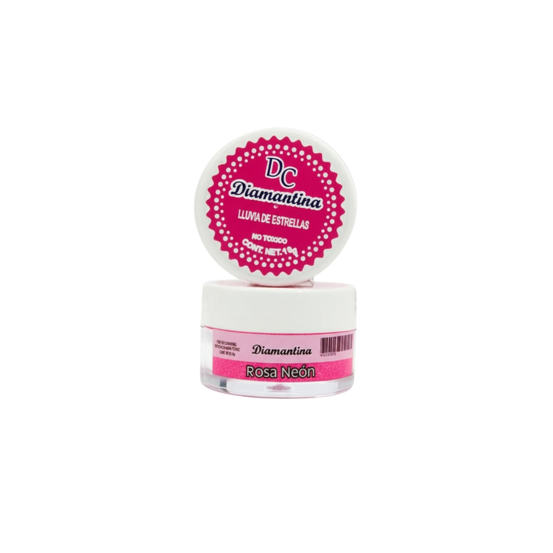 Diamantina 10Gr Color Rosa Neon
