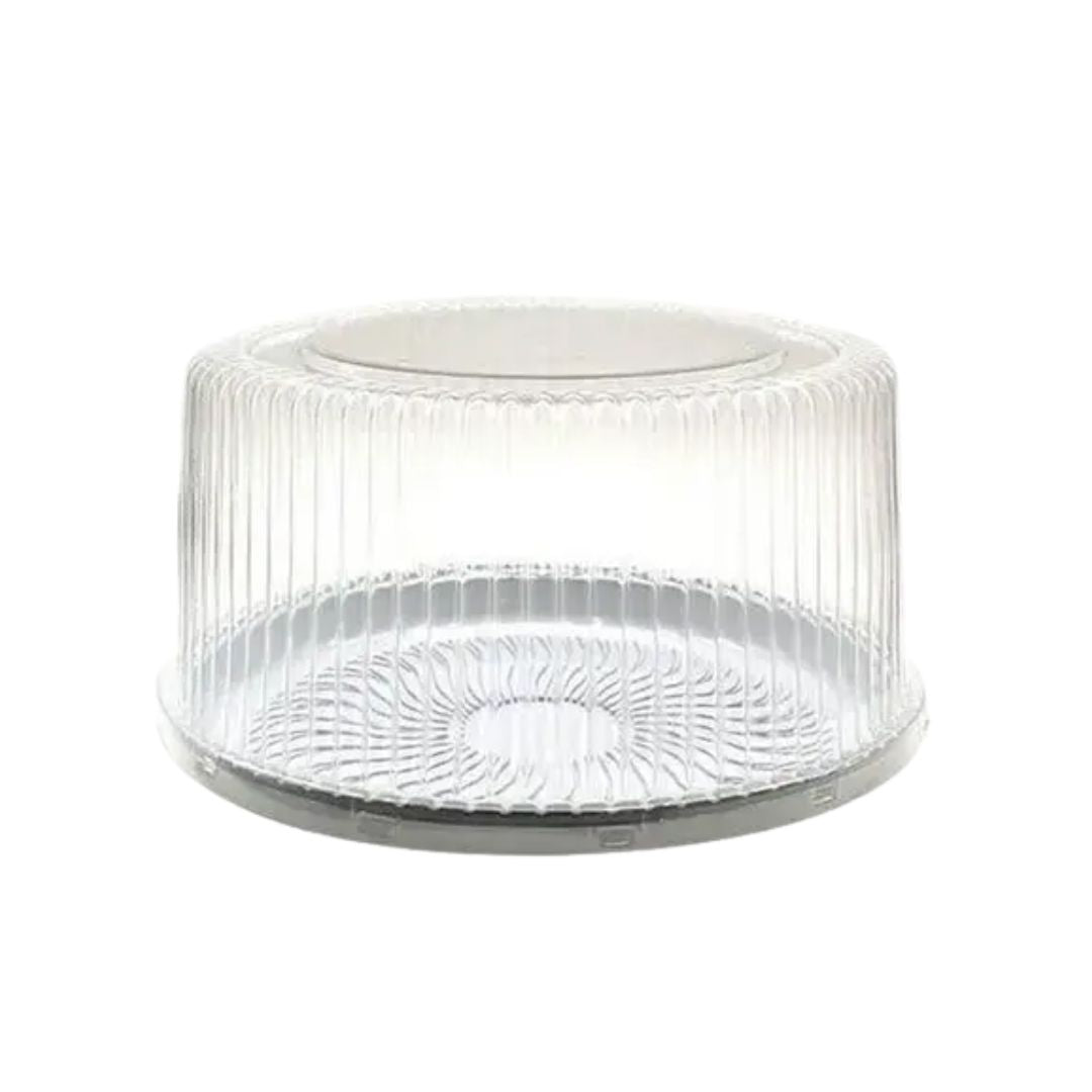 Domo Pastel Redondo Alto 23x13Cm Blanco, Pieza