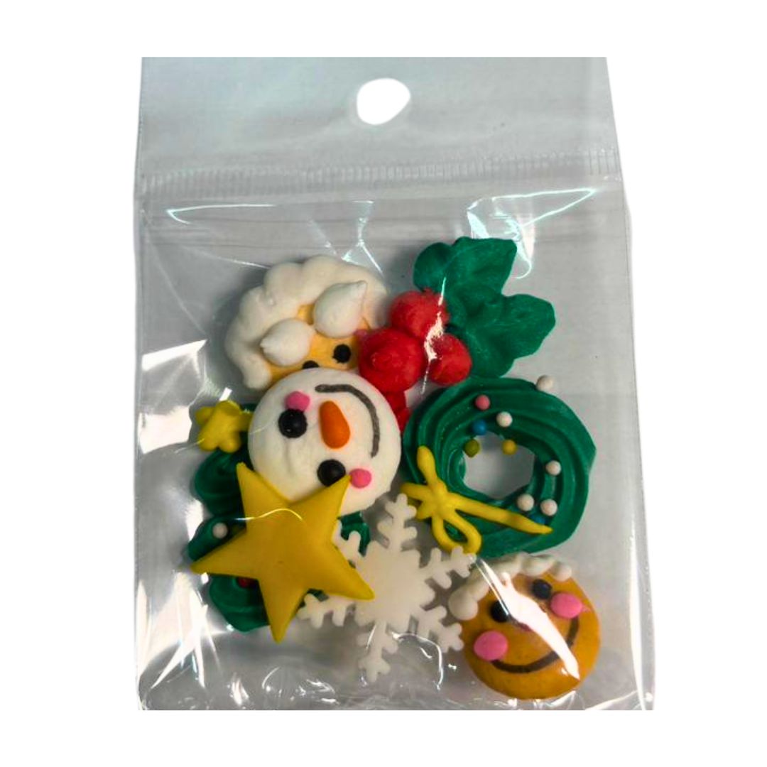 Figuras Navideñas Decorativas Royal Icing