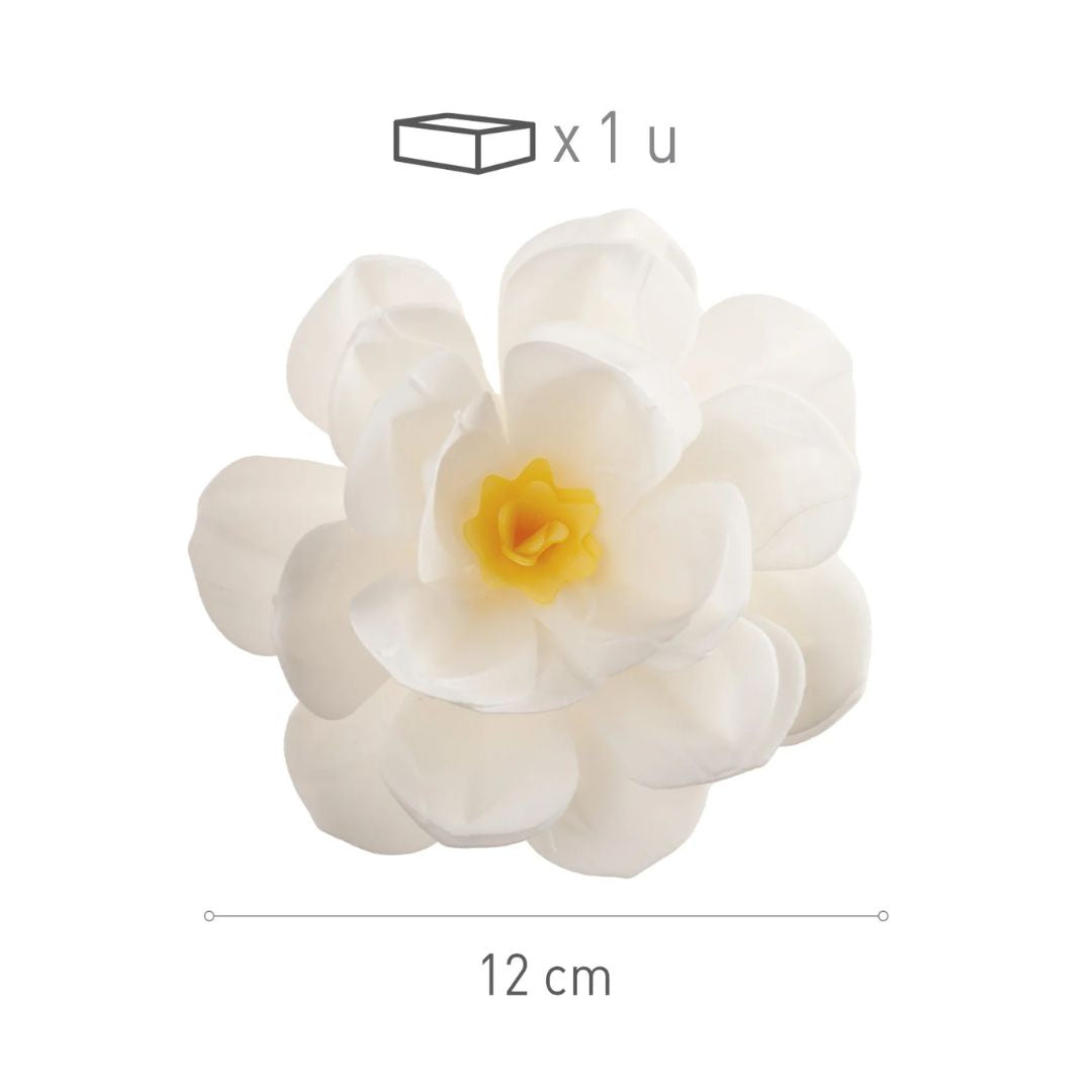 Flor de Oblea Blanca Jumbo 1 pza