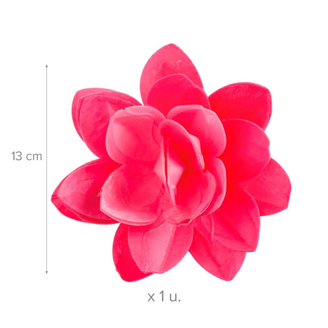 Flor de Oblea Rosa Jumbo 1 pza