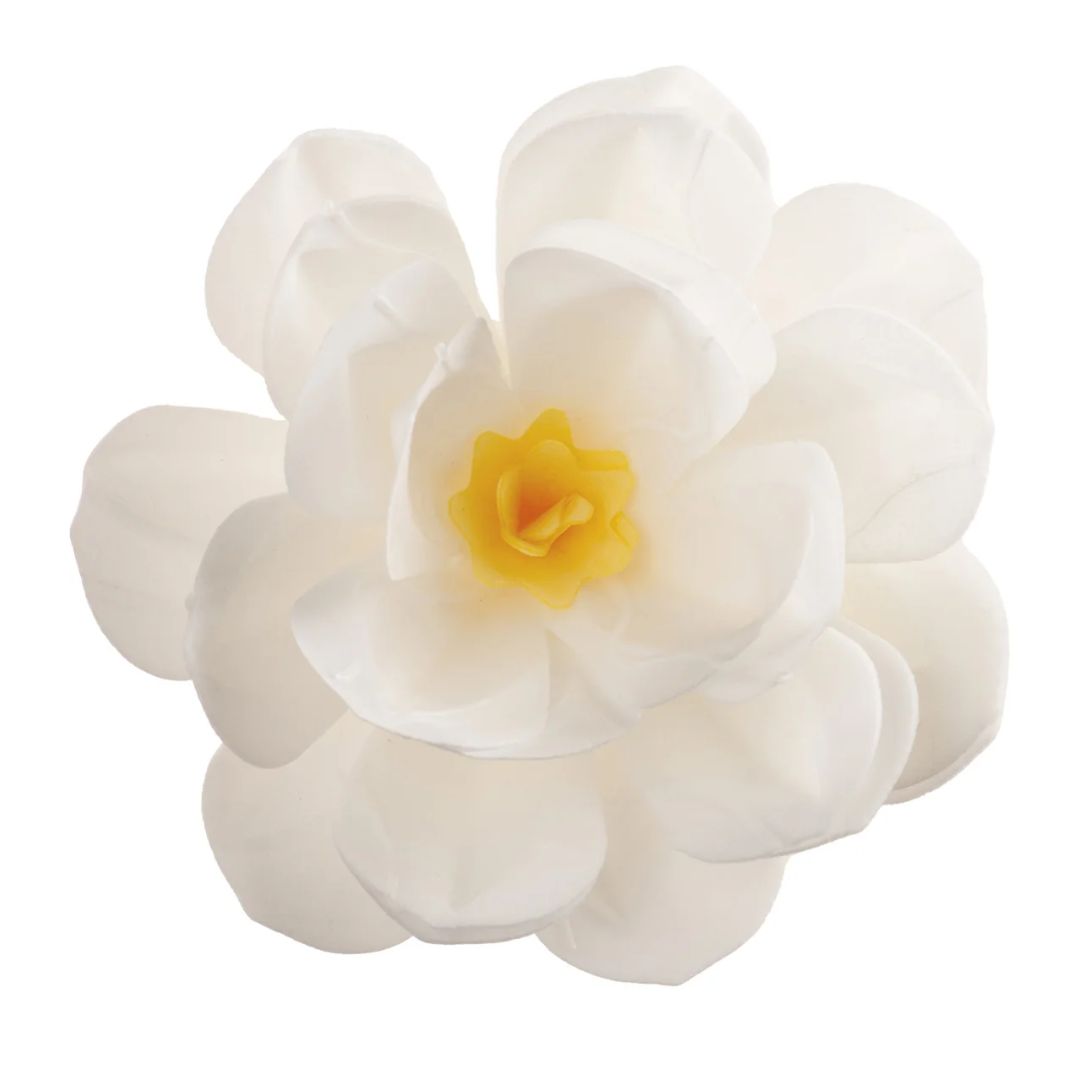 Flor de Oblea Blanca Jumbo 1 pza