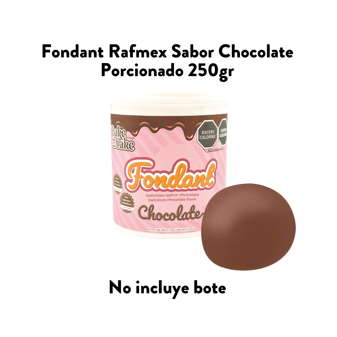 Fondant Rafmex Sabor Chocolate 250 gr