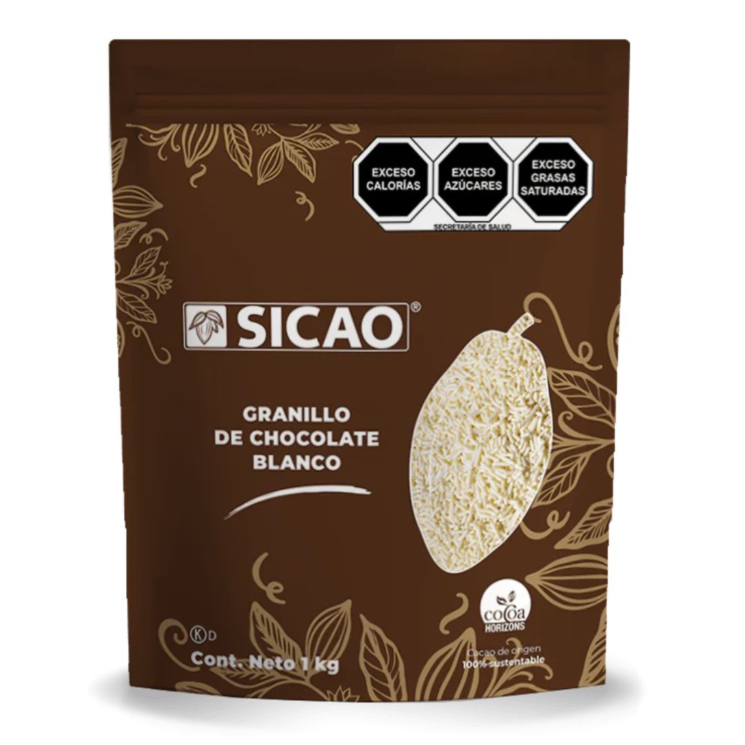 Granillo Sicao Chocolate Blanco, 250gr.
