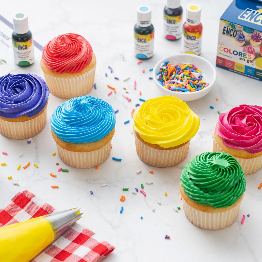 Kit De 6 Colores Basicos En Gel De 20Gr