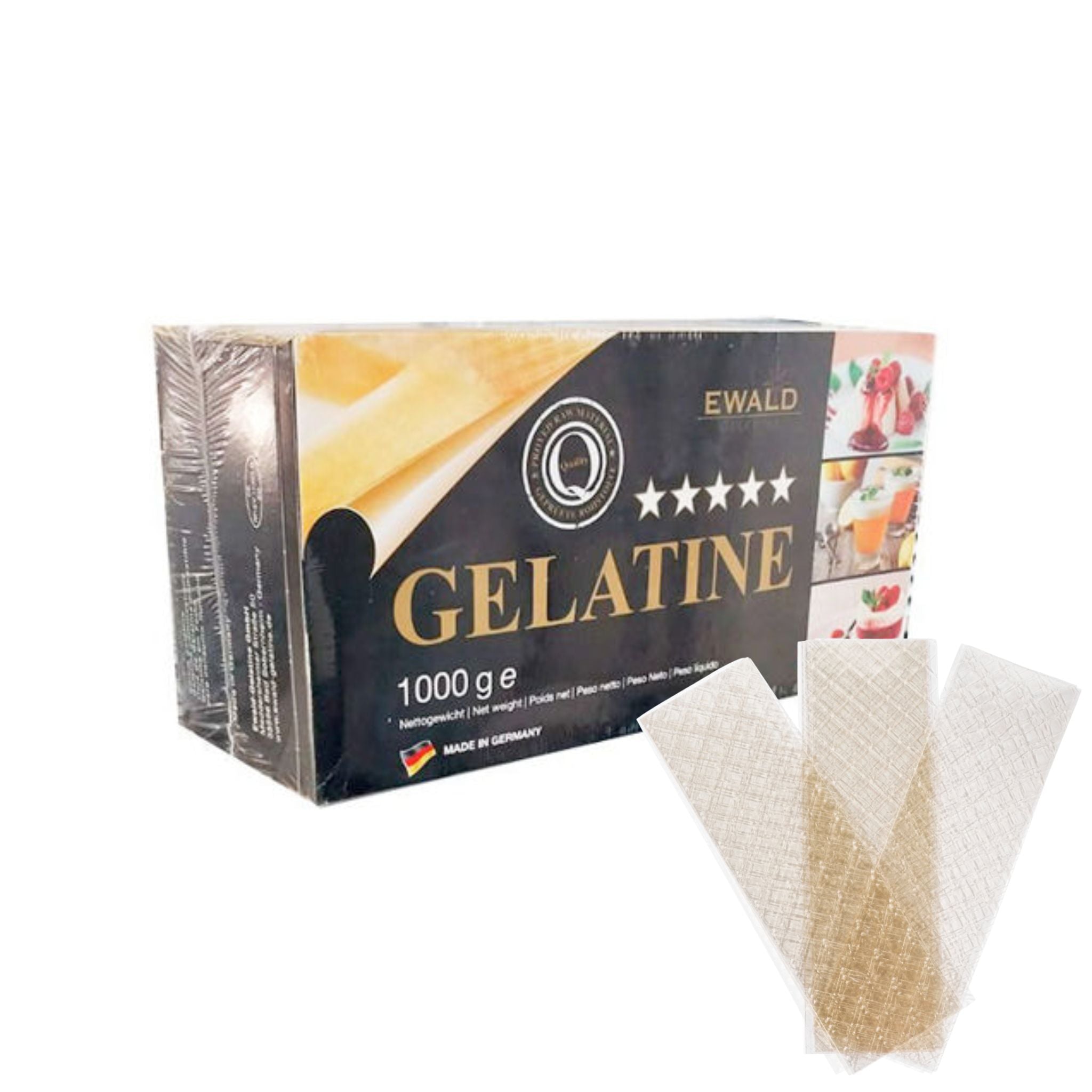 Grenetina En Lamina 190-210 Blooms Caja 1kg