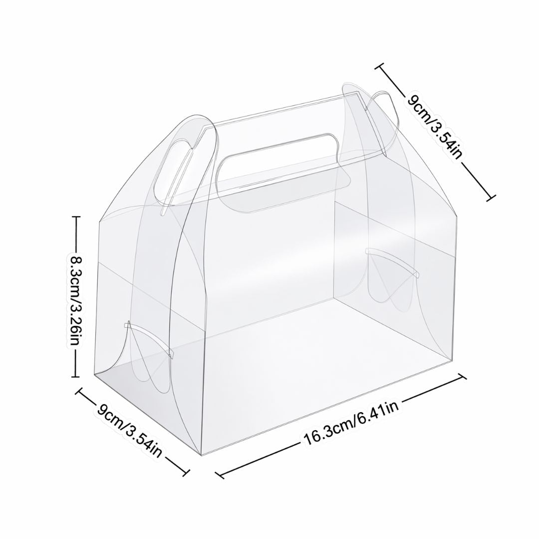 Lunchbox de Acetato para 2 Cupcake