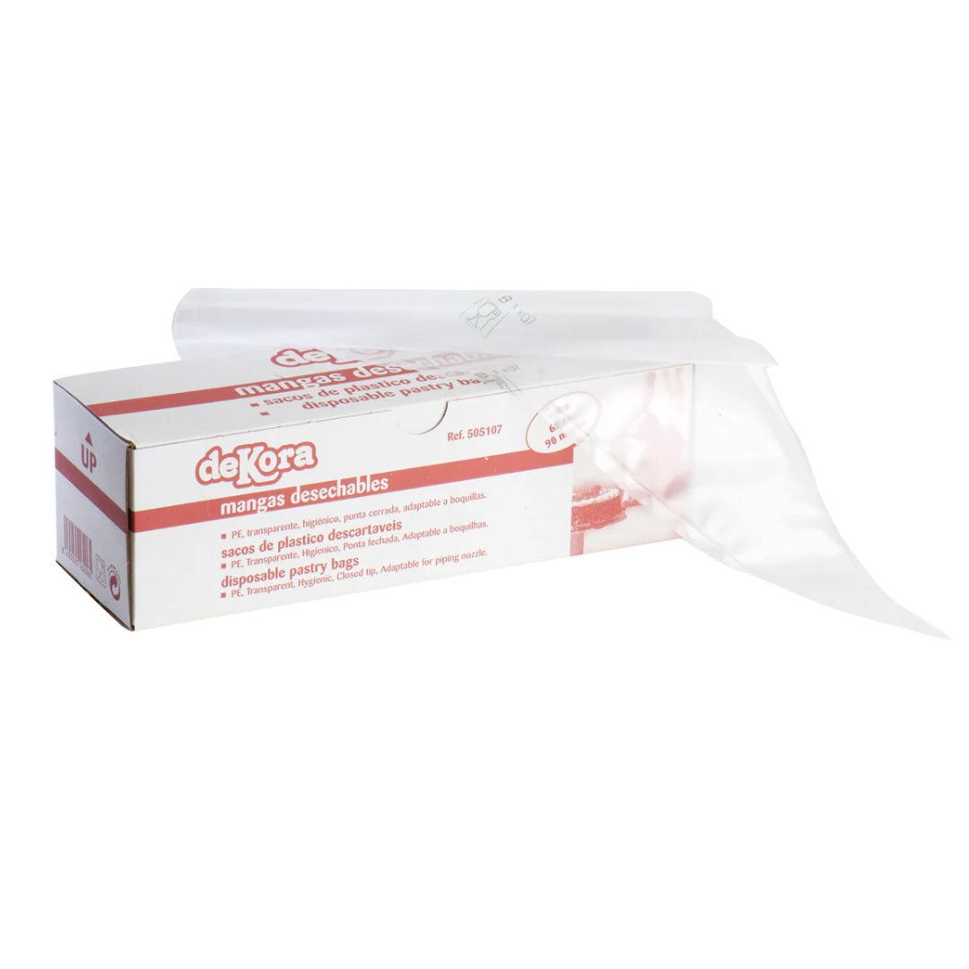 Manga Desechable 40cm 90 Micras Caja 100 pzas