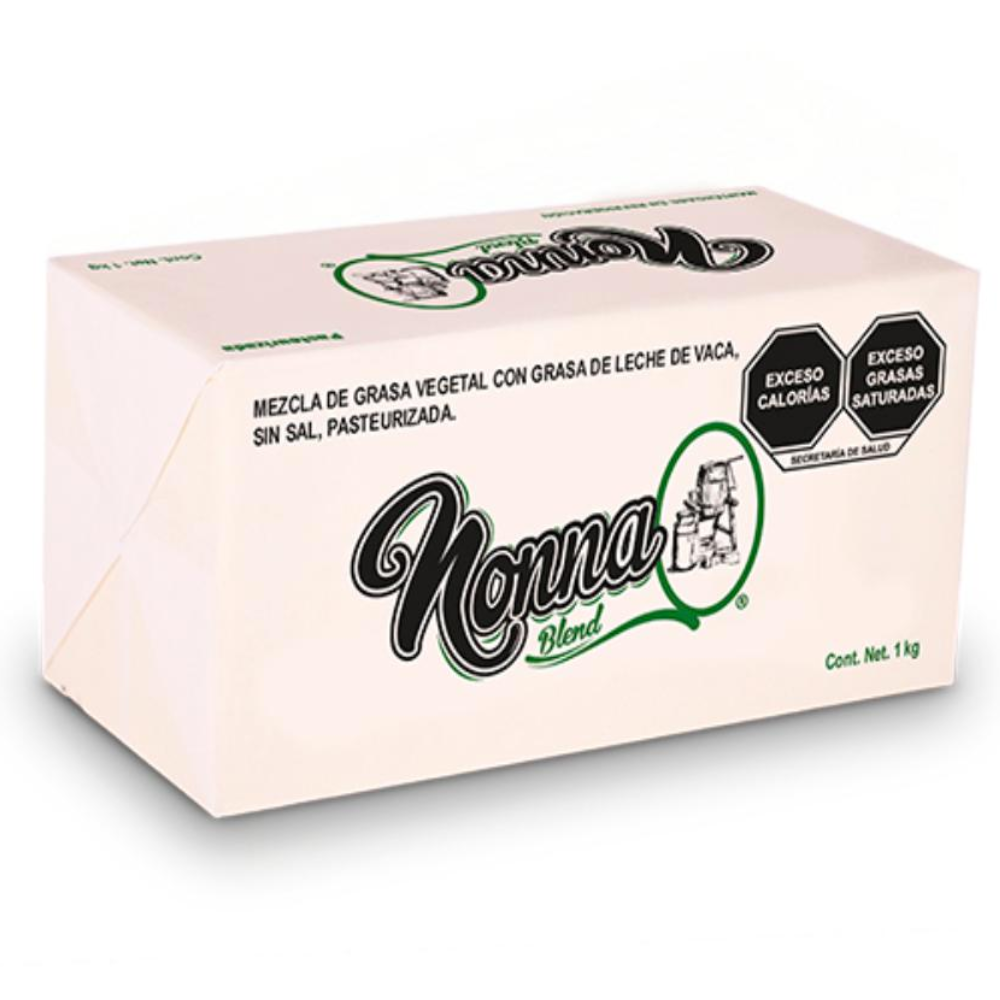 Mantequilla Sin Sal Nonna Blend Barra 1Kg