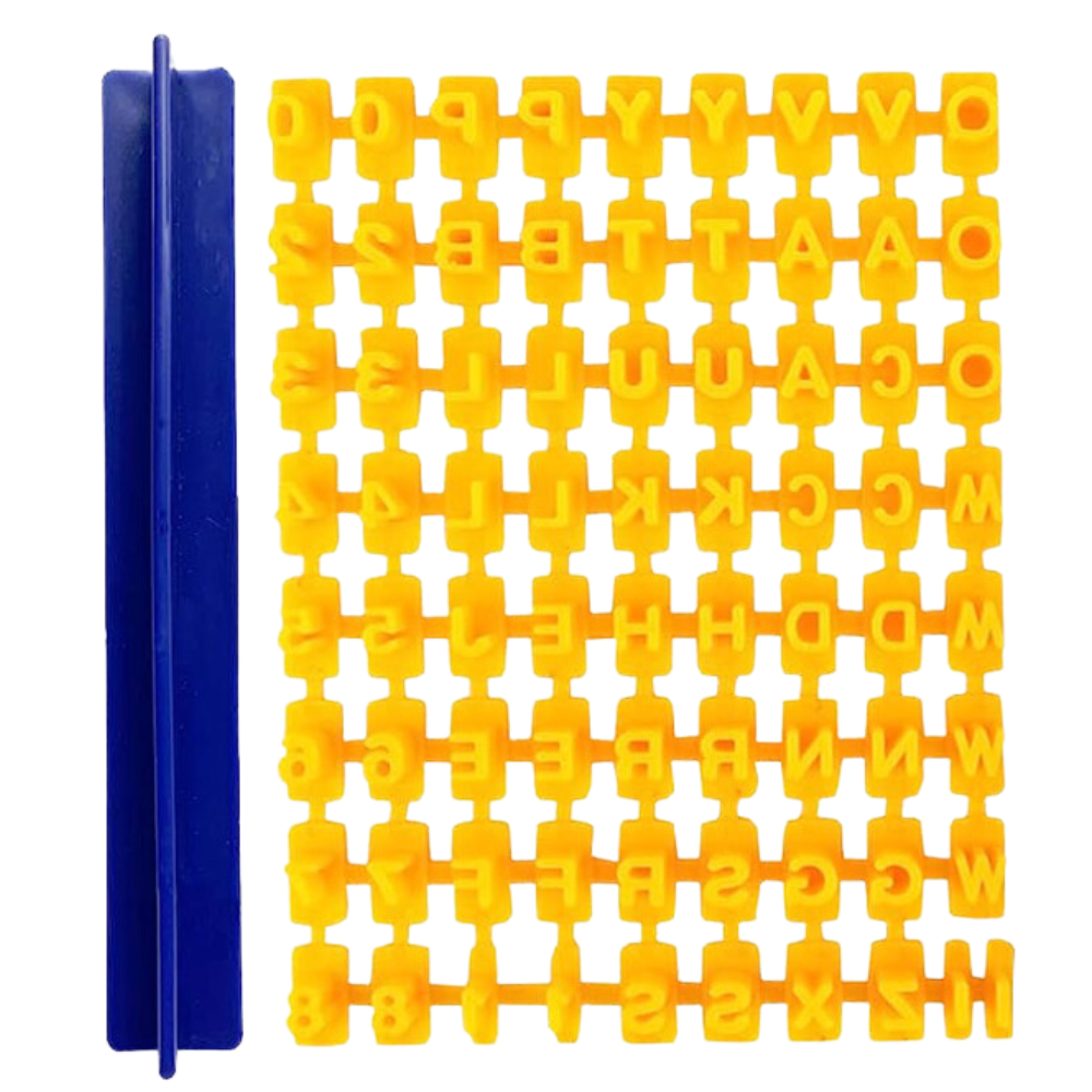 Marcador Plastico Letras Y Numeros Mini