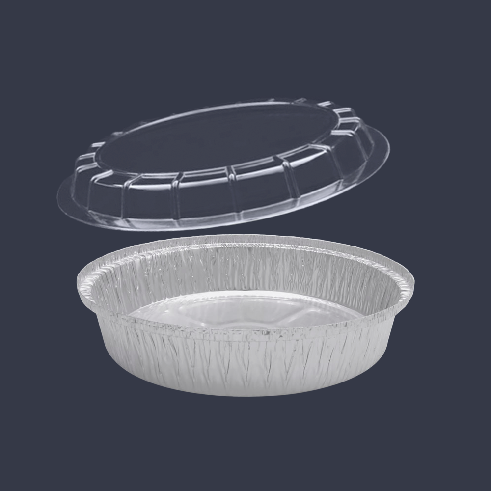 Molde Aluminio 9" Con Ceja, Pieza (Base Y Tapa)