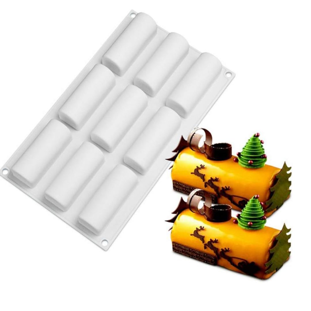 Molde Silicon Rectangulos, 12 cavidades (8x2.5x1.5cm)