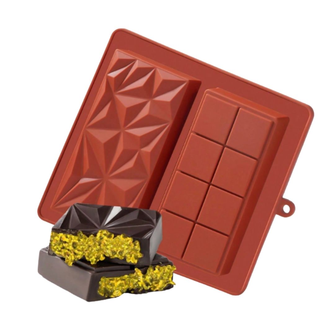 Molde de Silicón Barra de Chocolate Dubai