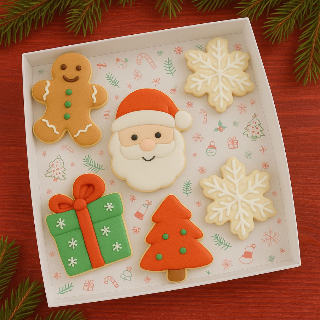 Papel Grado Alimenticio Navideño 20x30cm, Rollo 10 Piezas.