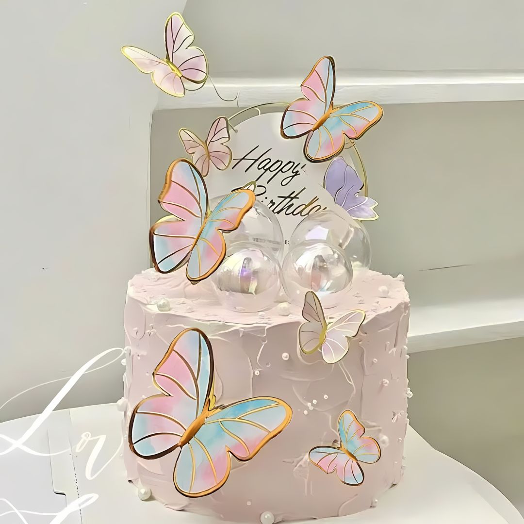 Paquete Mariposa Decorativa, 5 Piezas