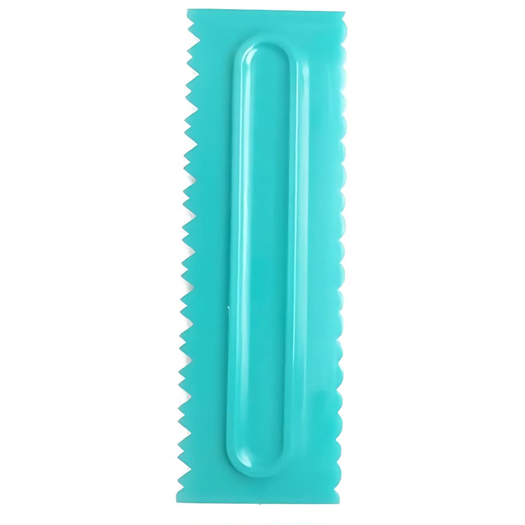 Peine de Plástico para Pastel Picos y Curvas
