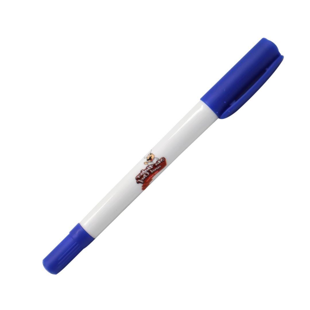 Plumon Comestible Doble Punta Color Azul Marino