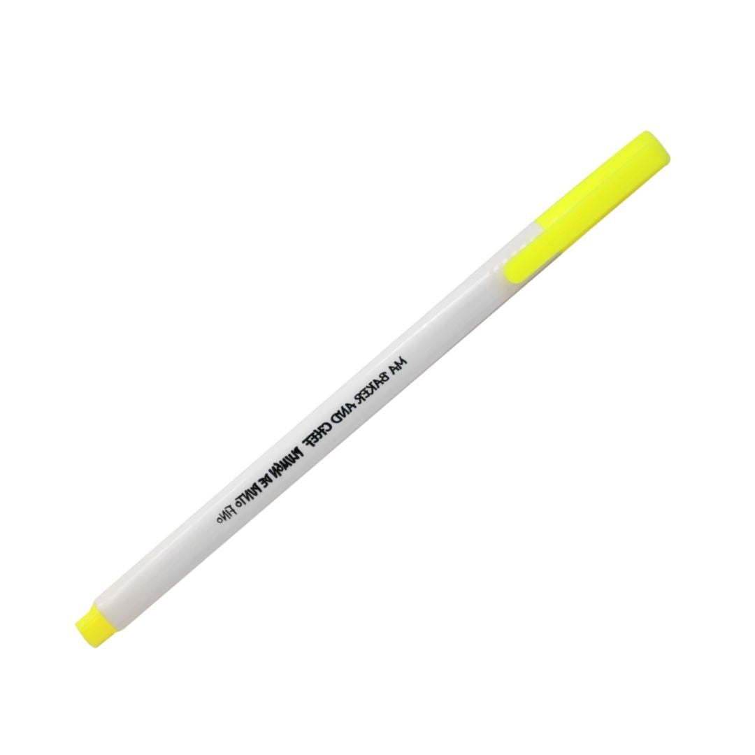 Plumon De Punto Fino Amarillo