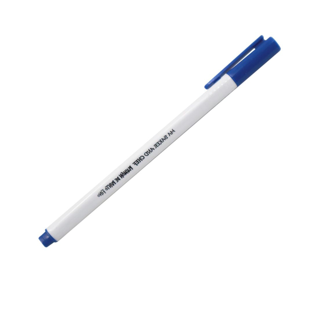 Plumon De Punto Fino Azul Rey
