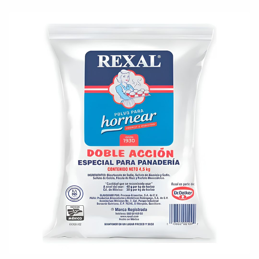 Polvo Para Hornear Rexal Bolsa 4.5Kg
