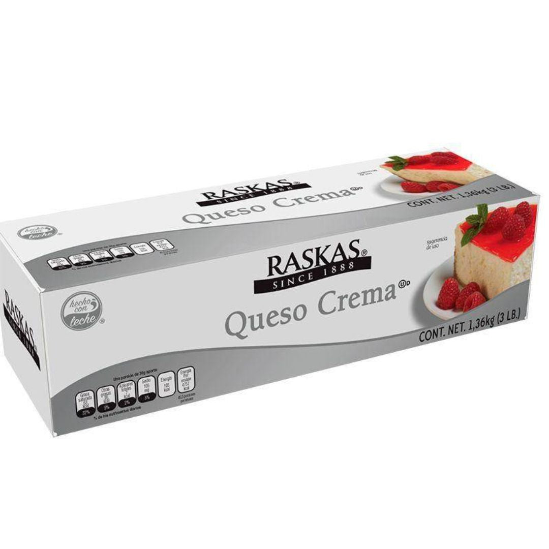 Queso Crema Raskas Barra 1.36kg