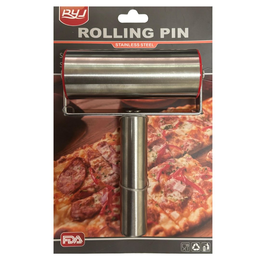 Rodillo Metal Con Mango
