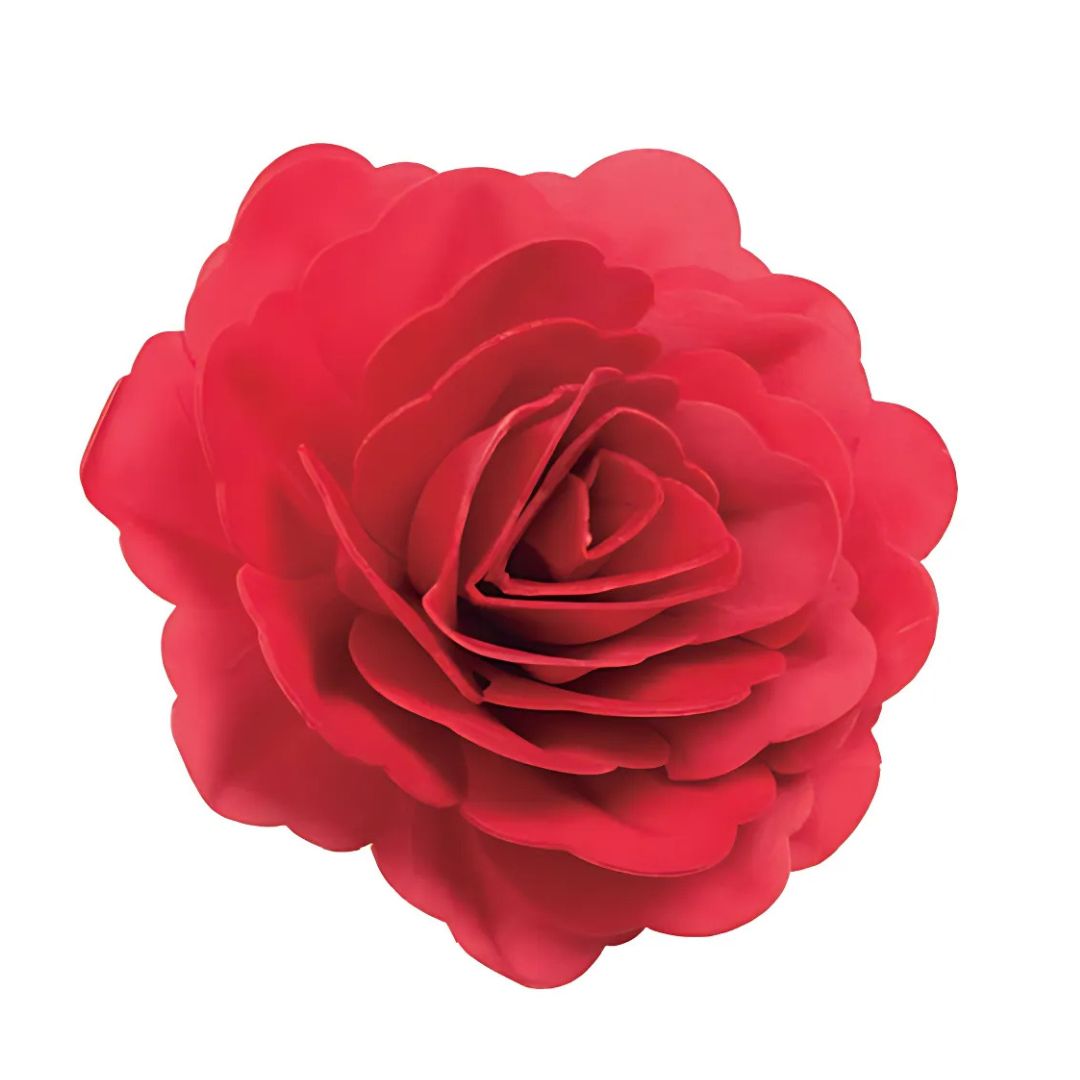 Rosa Roja de Oblea Jumbo 1 pza