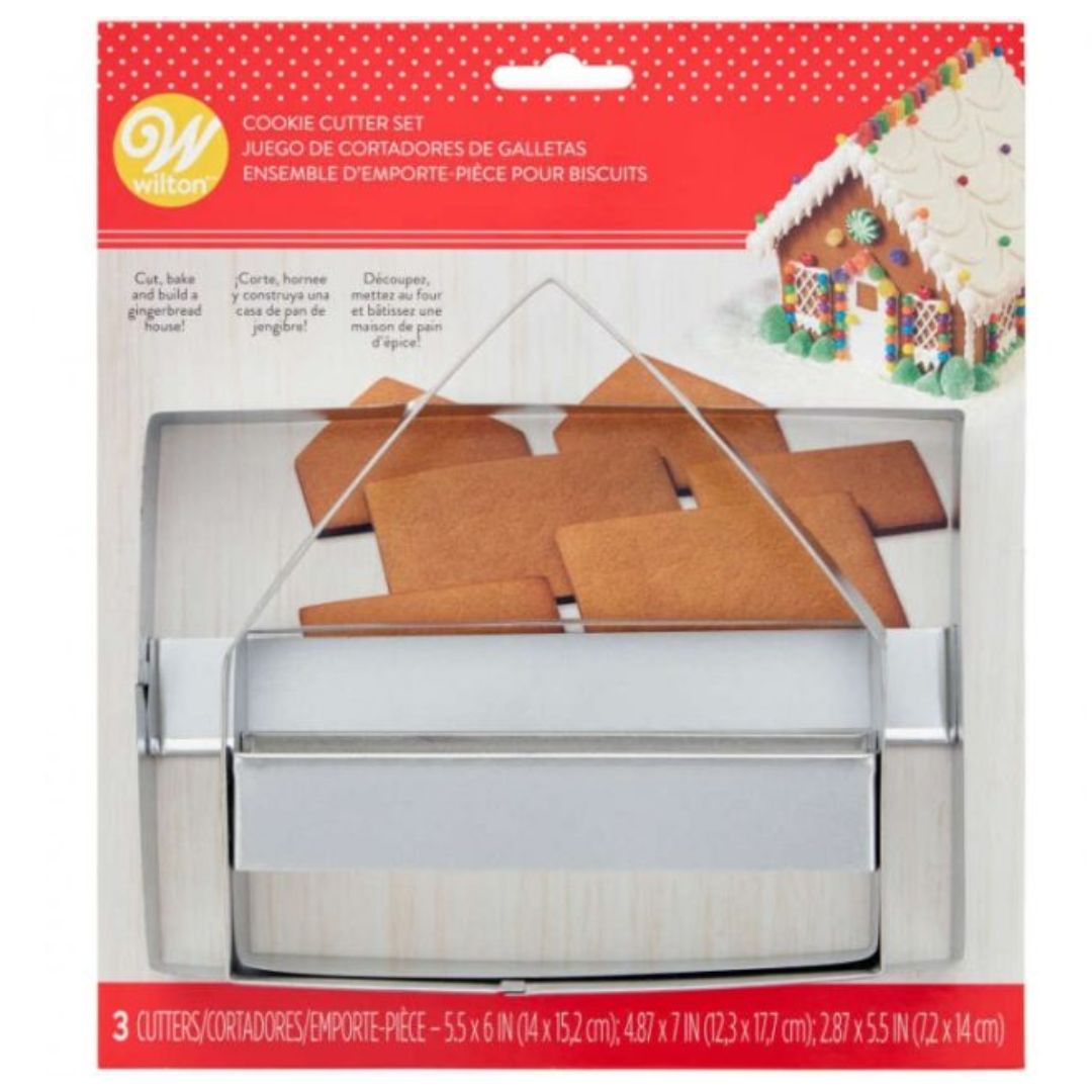 Set 3 Cortadores Para Casita Navideña