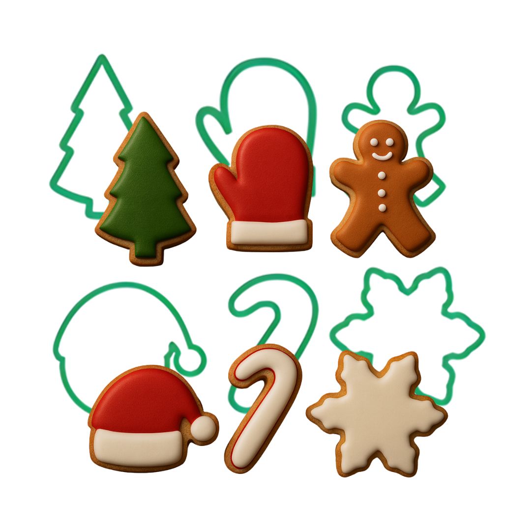 Set Cortadores Navideños Figuras Varias