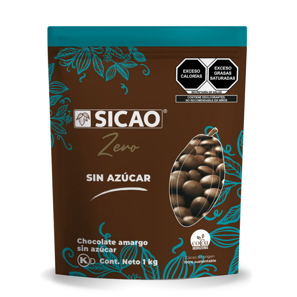 Sicao Boton Chocolate Sin Azucar (Zero) 1 KG
