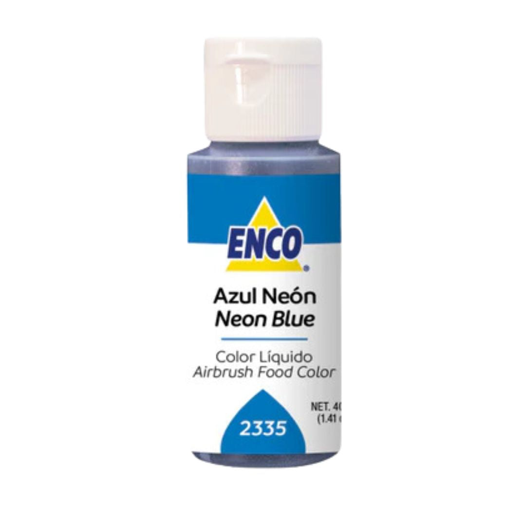 Colorante Enco Azul Neon Liquido Bote 40GR