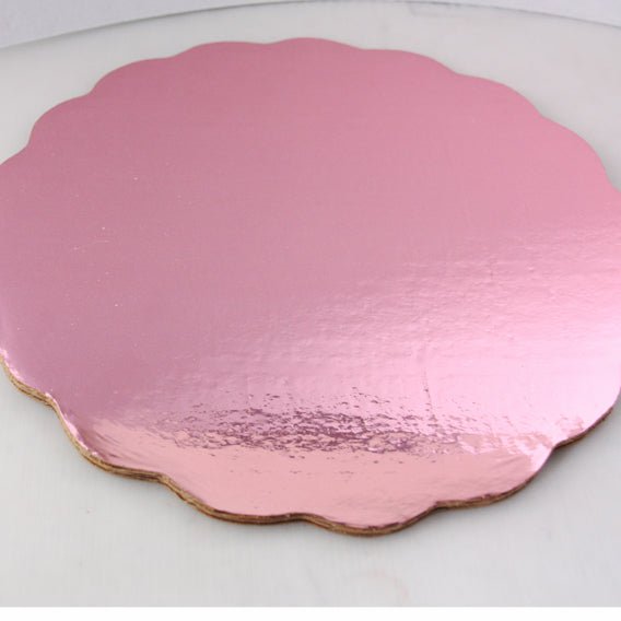 Base De Carton Redonda Rosa #30 - El Mundo de la Repostería