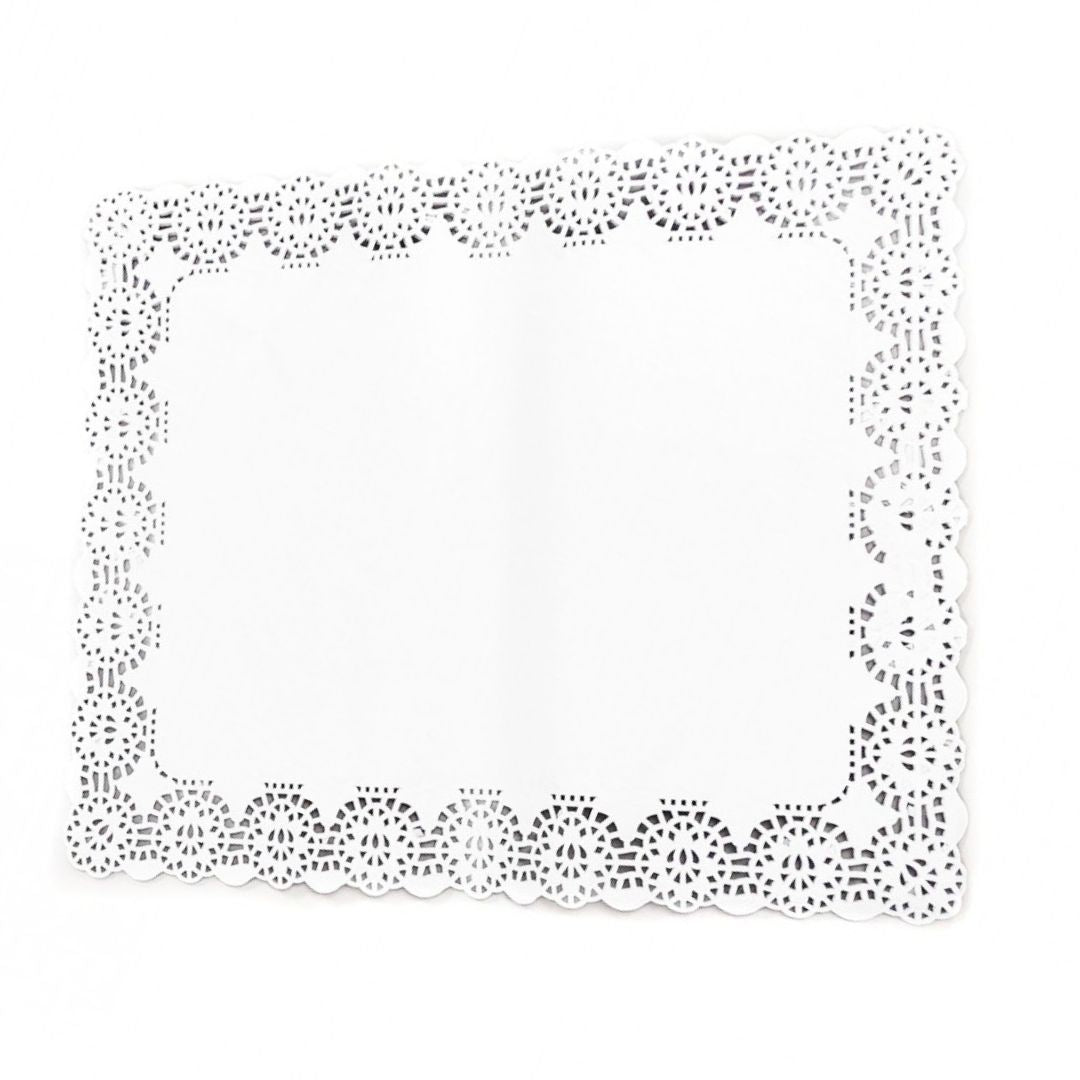 Blonda Papel Blanca 30X40cm, Paquete 50 Piezas