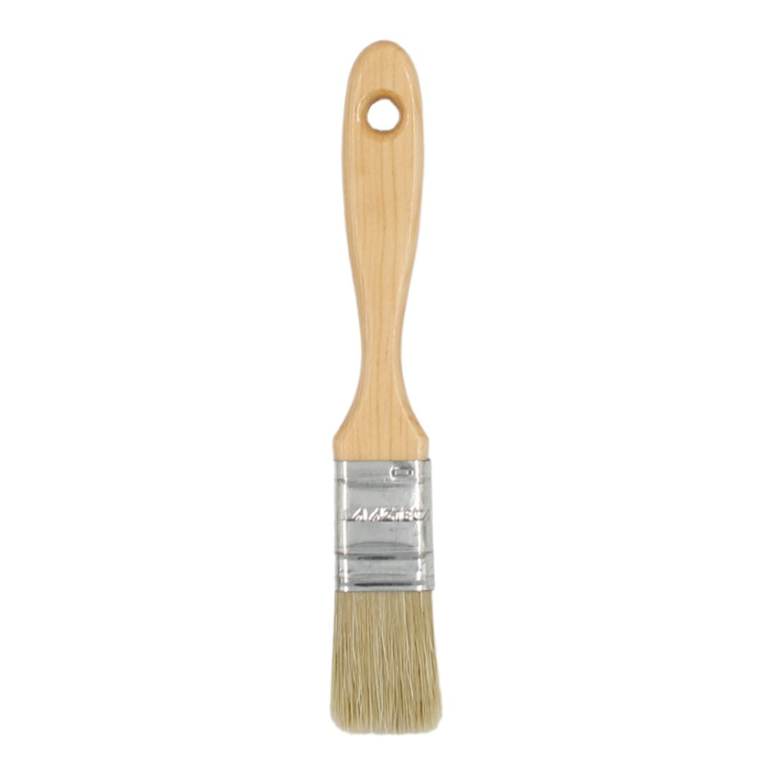 Brocha Pelo Natural Mango Madera 1"